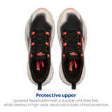 Black/Blue Wash/ Flame