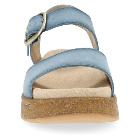 Blue Burnished Suede