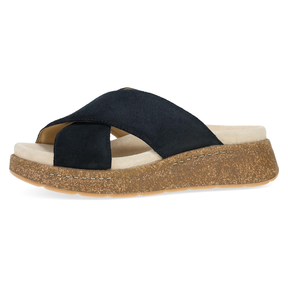 Black Burnished Suede