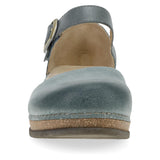 Denim Burnished Suede