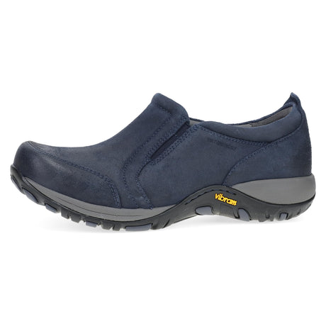 Navy Waterproof Suede