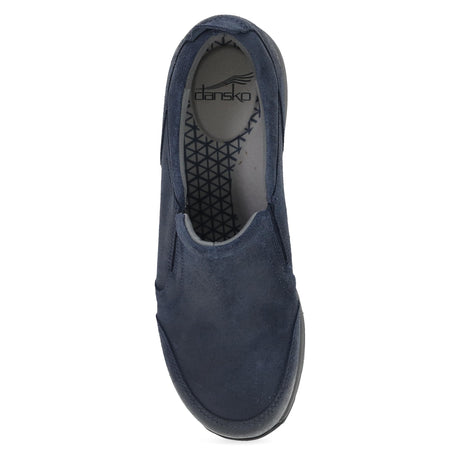 Navy Waterproof Suede