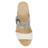 Snake/Ivory Leather