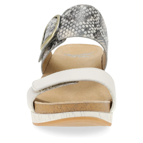 Snake/Ivory Leather