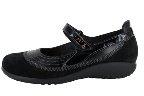 Blk Leather Blk Sued Patent