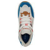 Ivory Multi Suede Leather