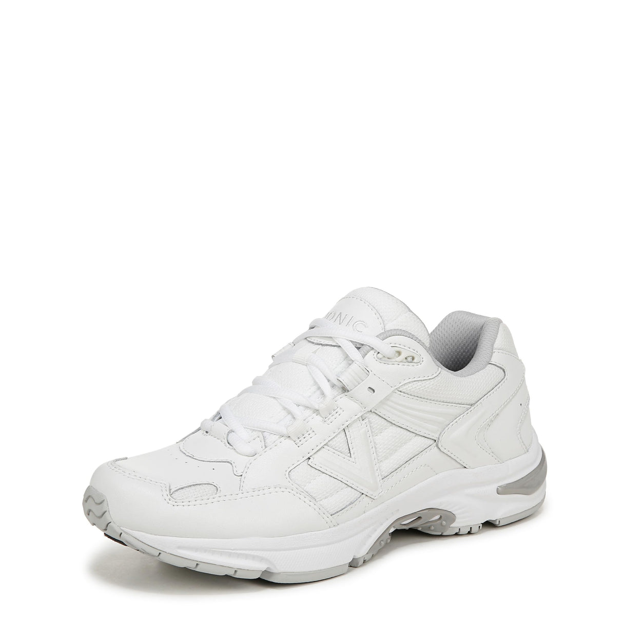 White Vapor Leather Mesh