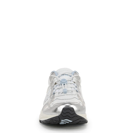 White Silver Leather