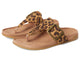 Tan Leopard Suede