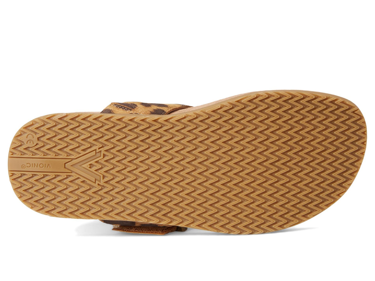 Tan Leopard Suede