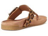 Tan Leopard Suede