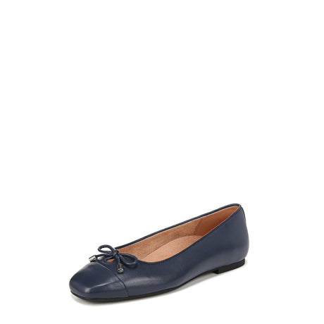Navy Nappa Leather