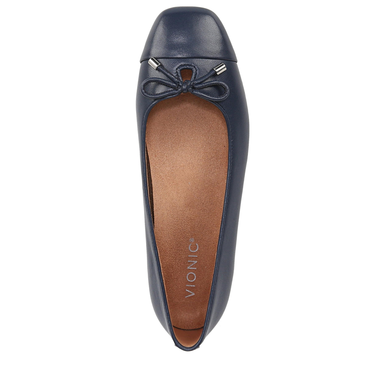 Navy Nappa Leather