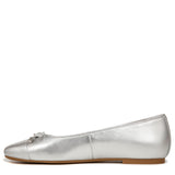 Silver Metallic Leather