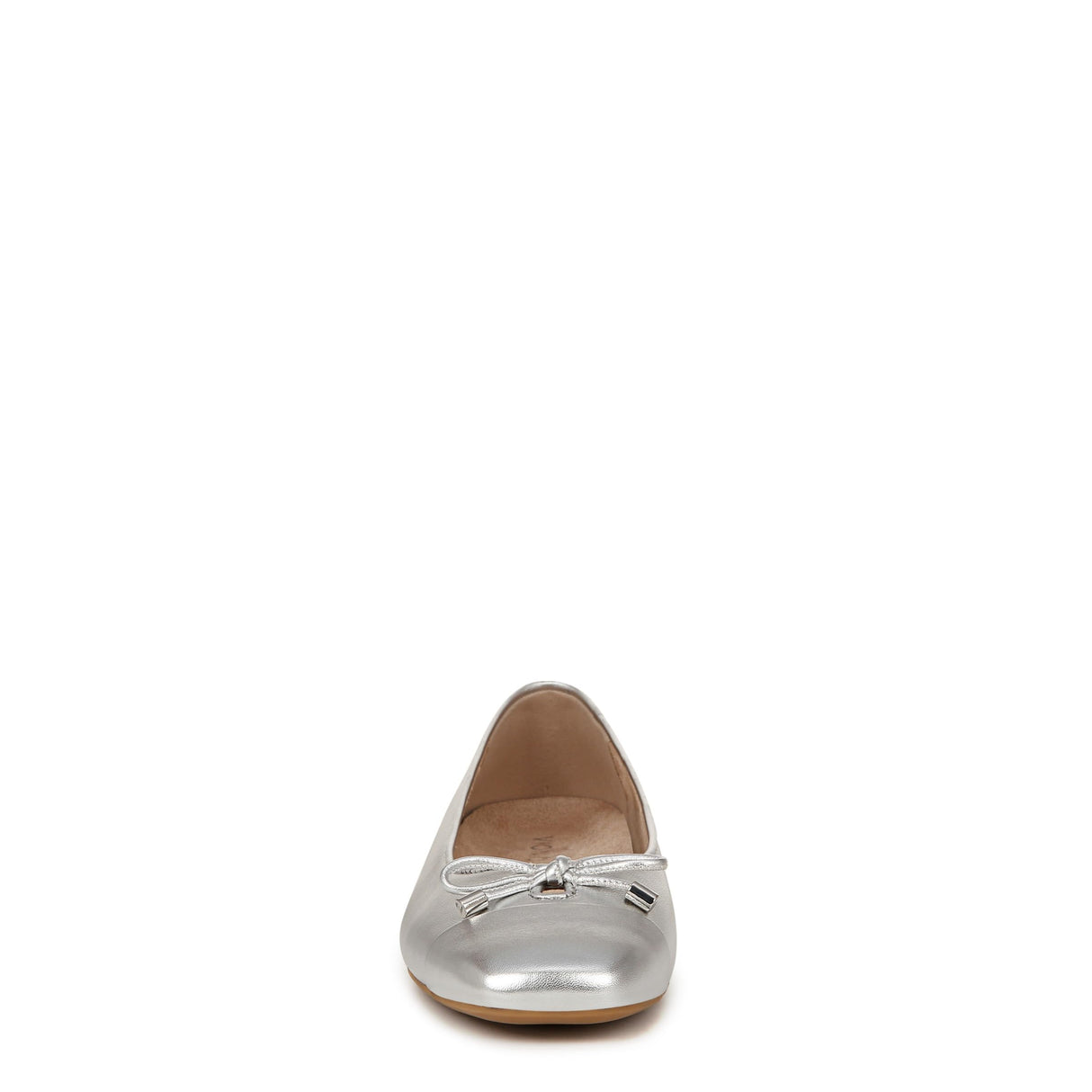 Silver Metallic Leather