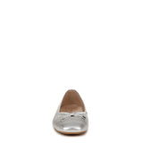 Silver Metallic Leather