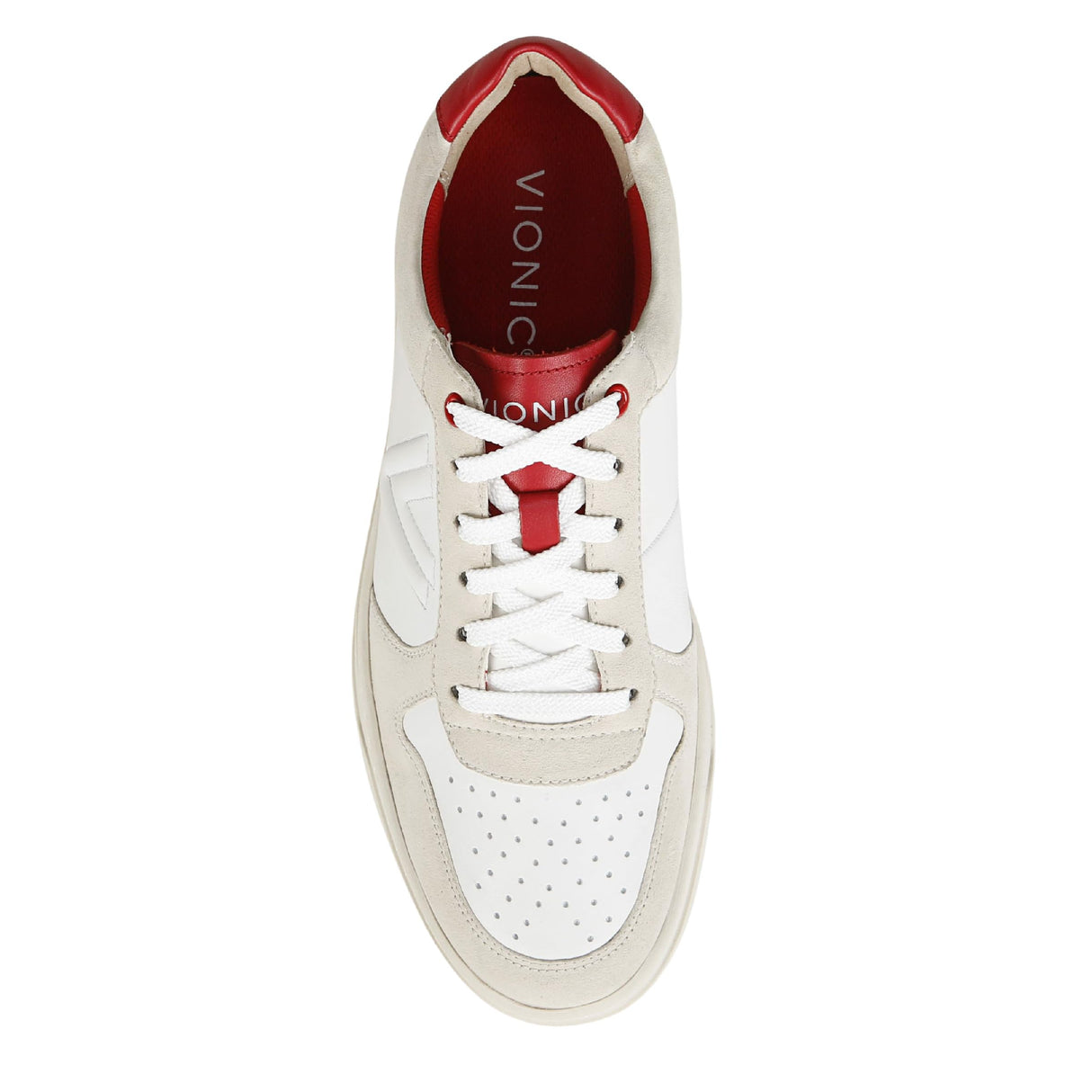 Cream/ Red