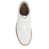 White/Skyway Blue Leather