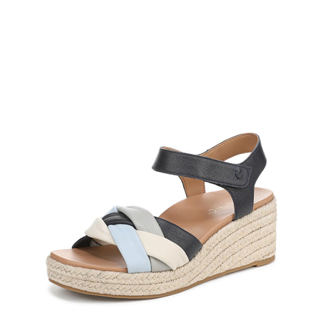 Navy Multi Leather