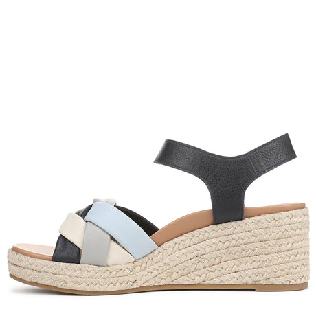 Navy Multi Leather