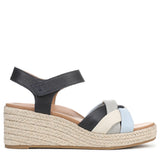 Navy Multi Leather