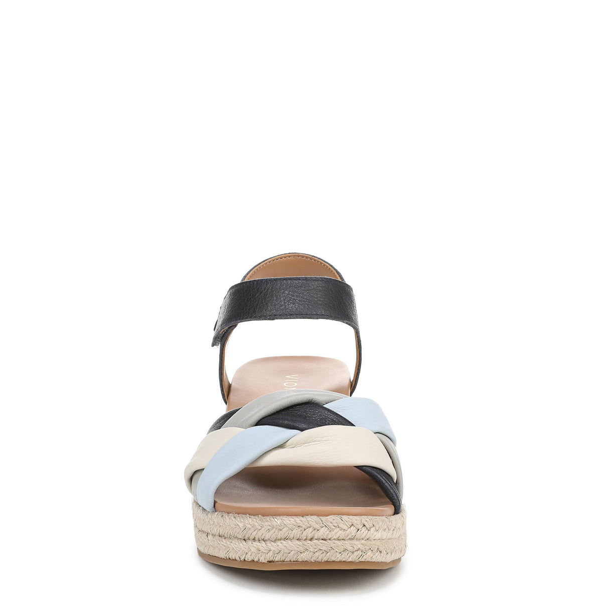 Navy Multi Leather