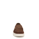 Coffee Waxed Suede