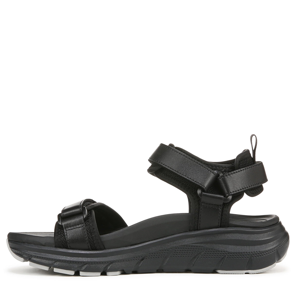 Black Leather and Fabric