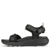 Black Leather and Fabric