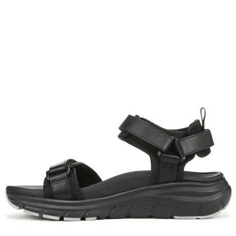 Black Leather and Fabric