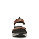 Hazelnut Leather and Fabric