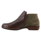 Brown Pecan Lthr Olive Suede