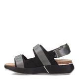 Black Grey Woven Silver