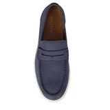 Navy Blue Leather