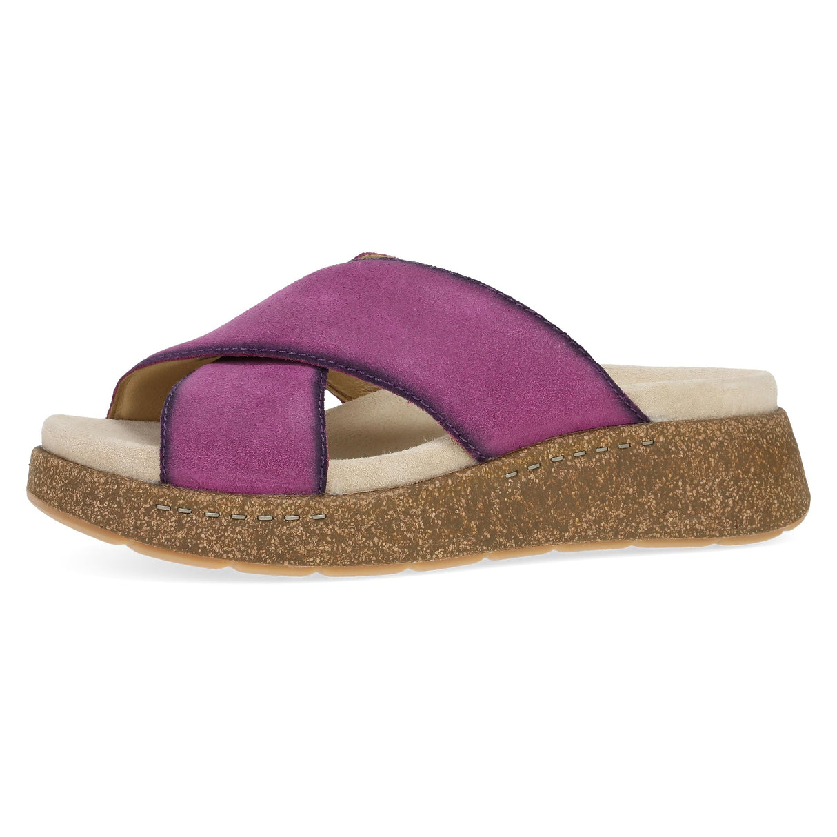 Plum Burnished Suede