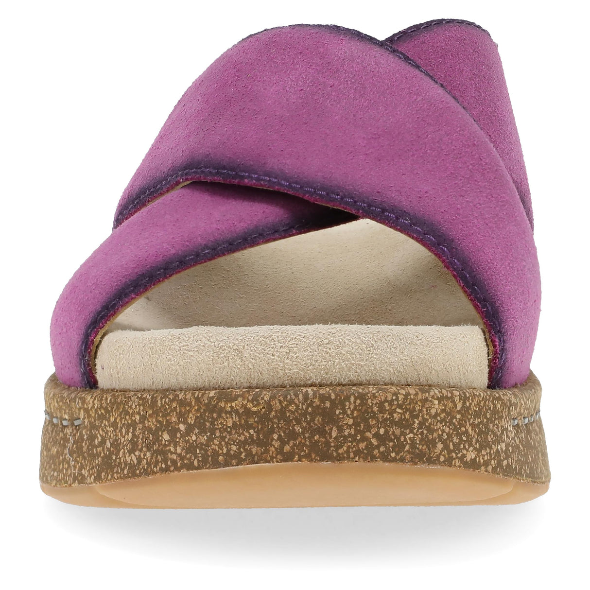 Plum Burnished Suede