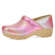 Pink Iridescent Leather