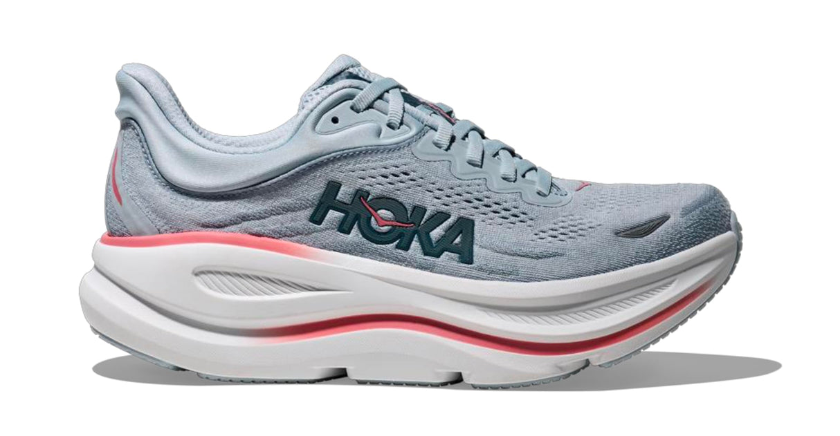 HOKA Bondi 9 Womens Mineral Blue/Washed Blue