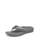 Pewter Metallic Leather