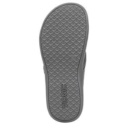 Pewter Metallic Leather