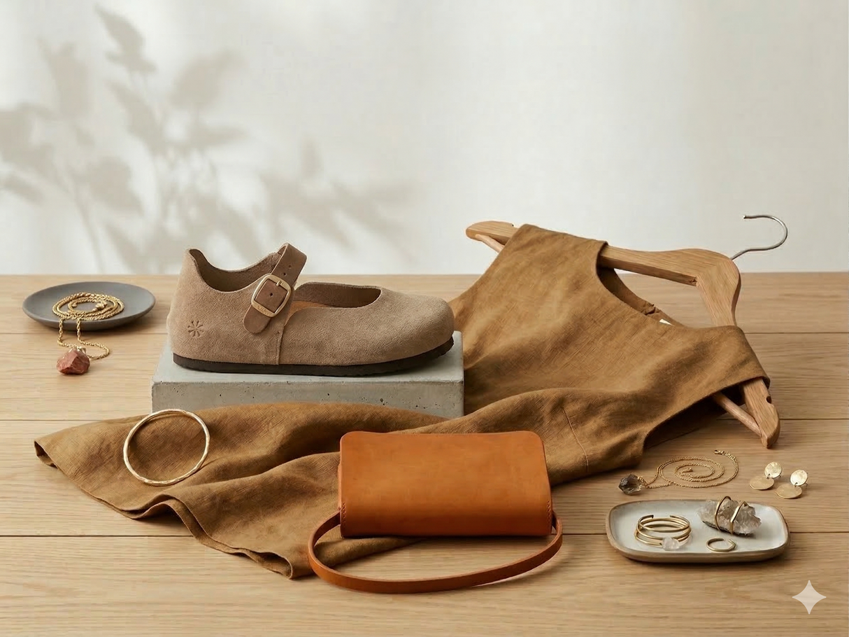 Taupe Suede