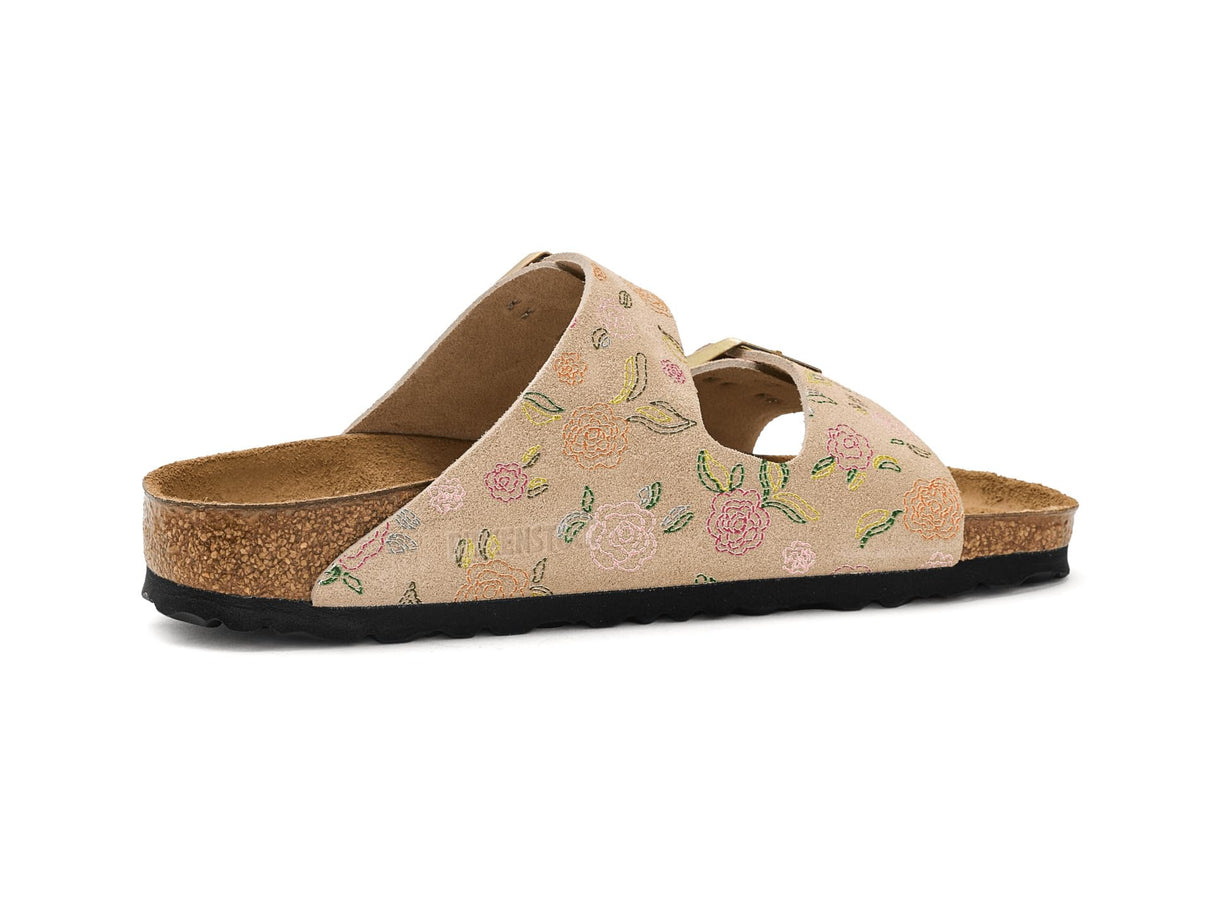 Sandcastle Flower Print Suede