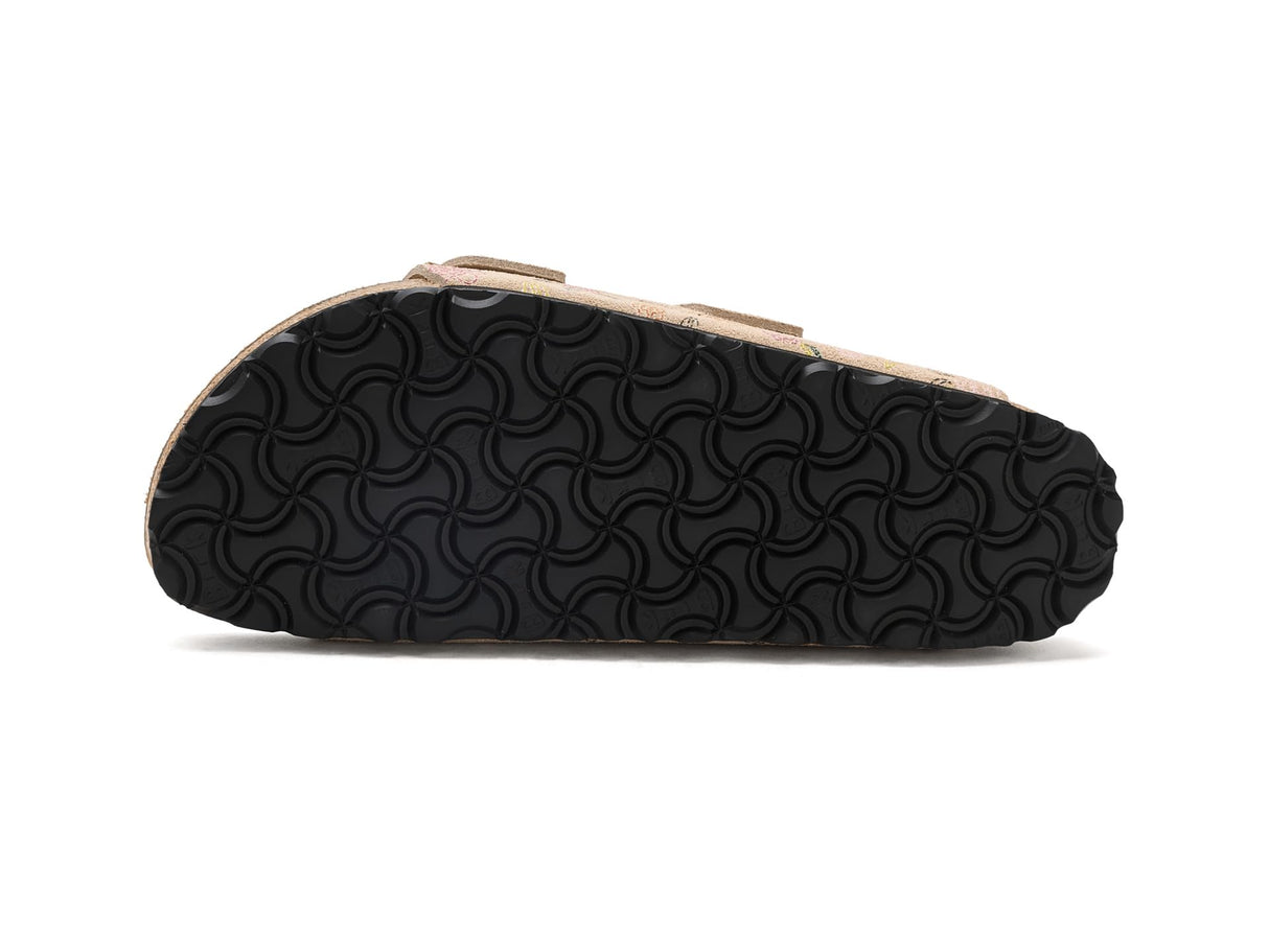 Sandcastle Flower Print Suede