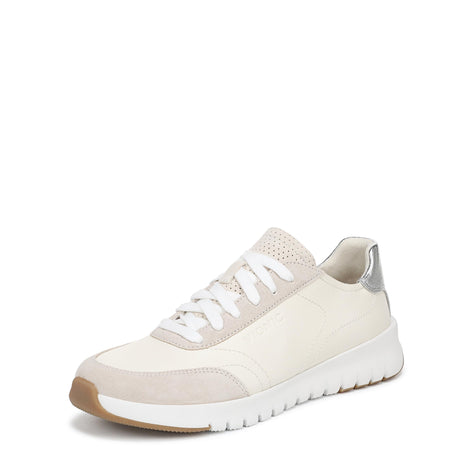 Ivory/Silver Tumbled Leather