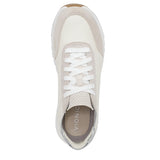Ivory/Silver Tumbled Leather