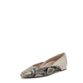Cream Snake Leather