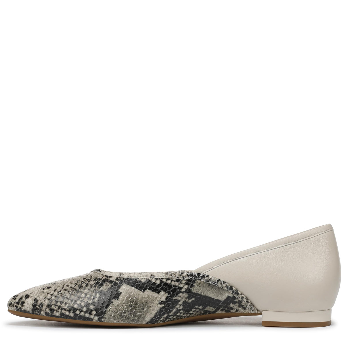 Cream Snake Leather