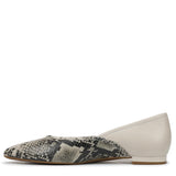 Cream Snake Leather