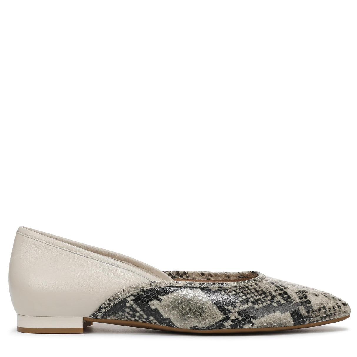 Cream Snake Leather