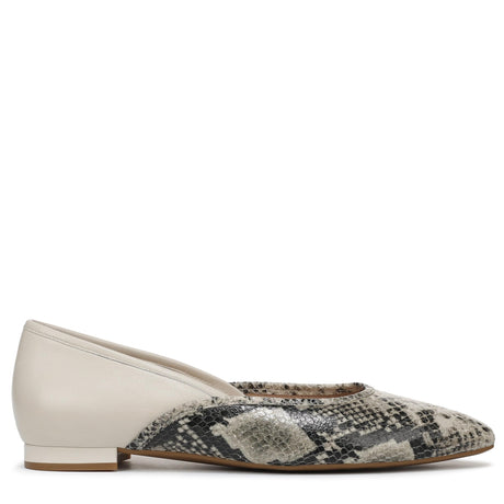 Cream Snake Leather